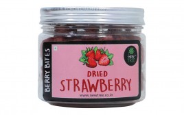 New Tree Berry Bites Dried Strawberry  Glass Jar  250 grams